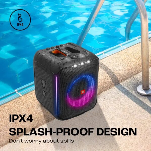 JBL Partybox Encore Essential, Dynamic Light Show ,6Hrs Playtime,Built-in Powerbank 100 W Bluetooth Party Speaker  (Black, Stereo Channel) - Image 5